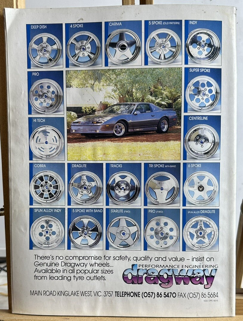 Australian Drag Racing Yearbook Magazin In Good Condition