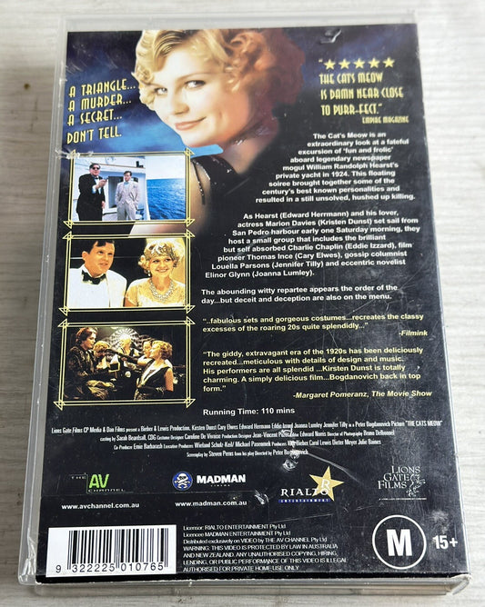 The Cat's Meow VHS / VCR Ex-Rental In Ok Condition - 4956