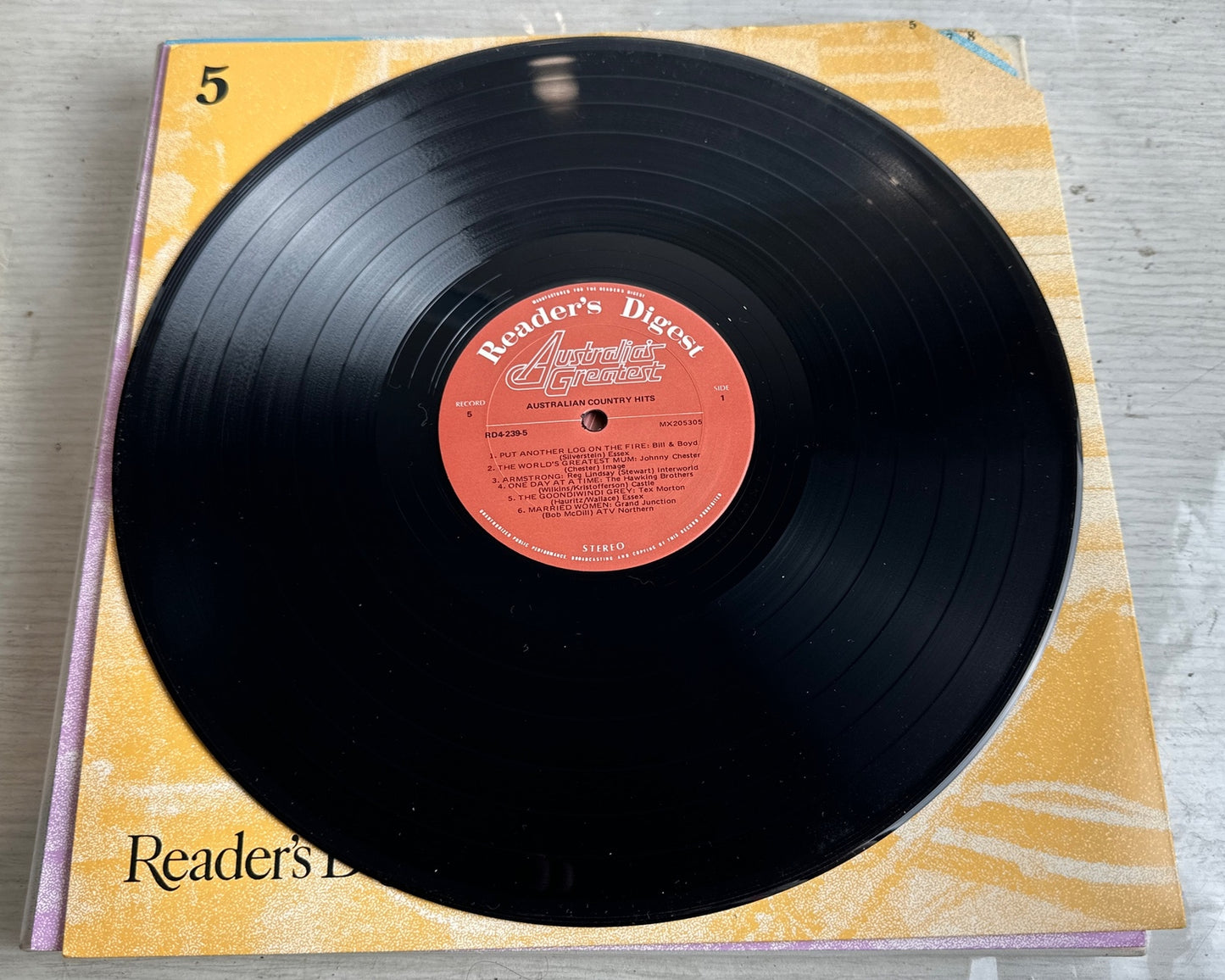 Reader's Digest - Australia's Greatest - Record OK Condition Missing Outer Cover