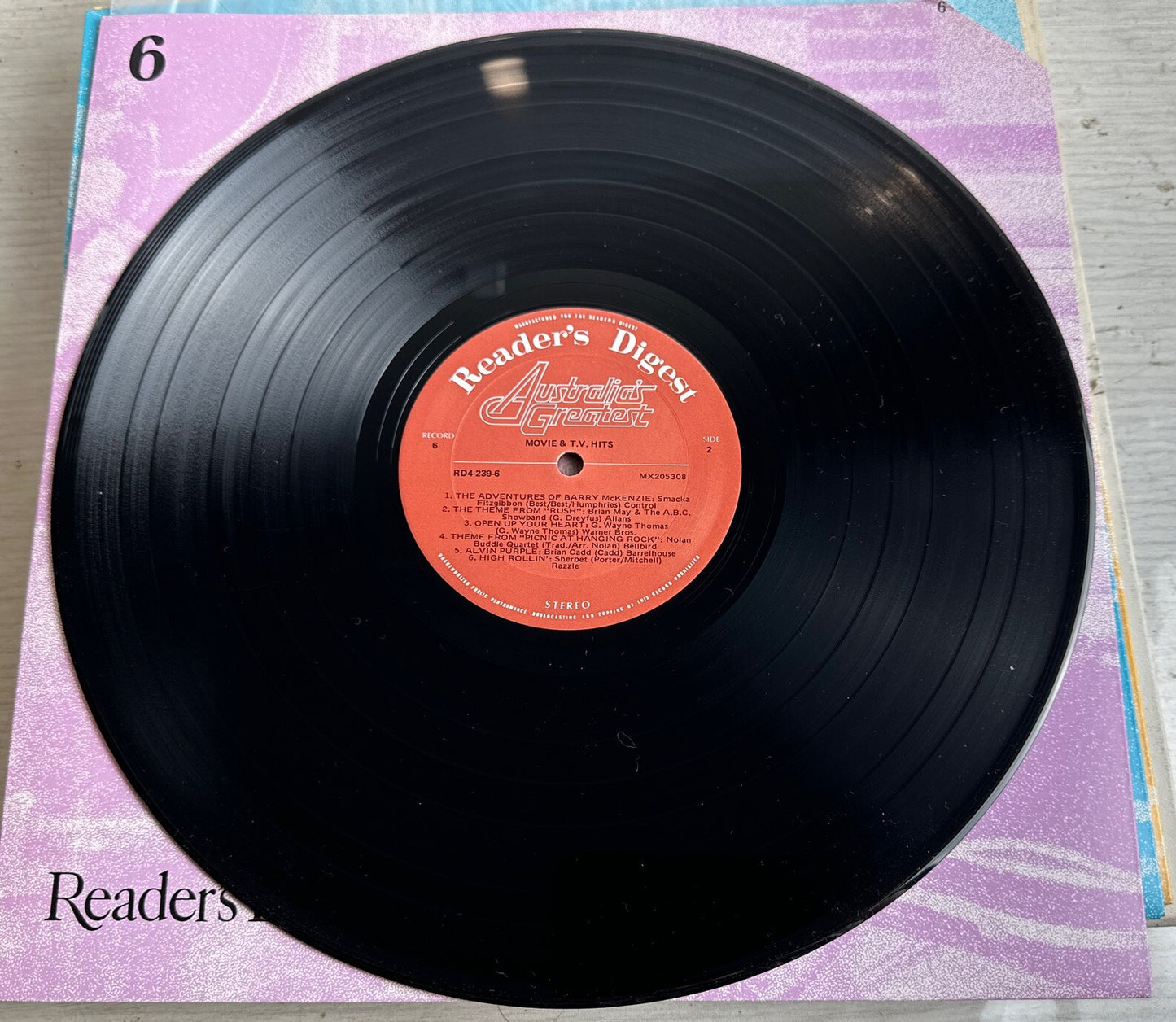 Reader's Digest - Australia's Greatest - Record OK Condition Missing Outer Cover