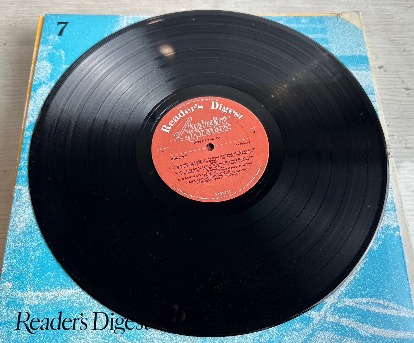 Reader's Digest - Australia's Greatest - Record OK Condition Missing Outer Cover