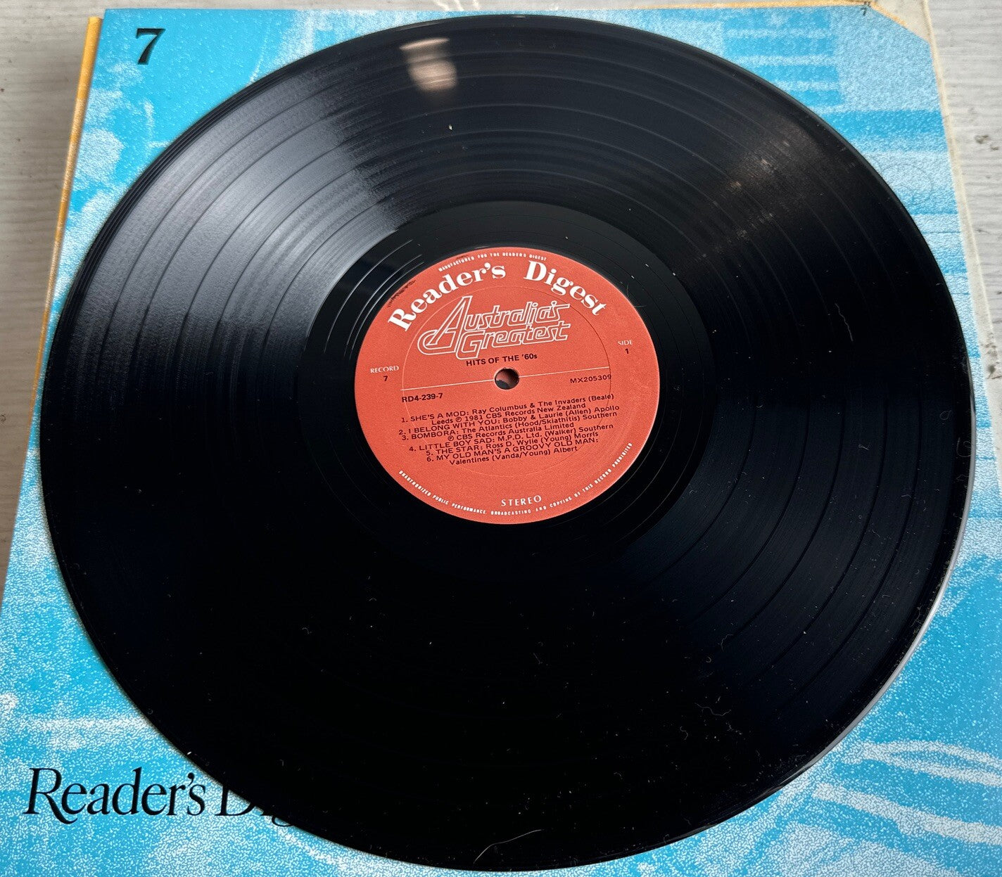 Reader's Digest - Australia's Greatest - Record OK Condition Missing Outer Cover