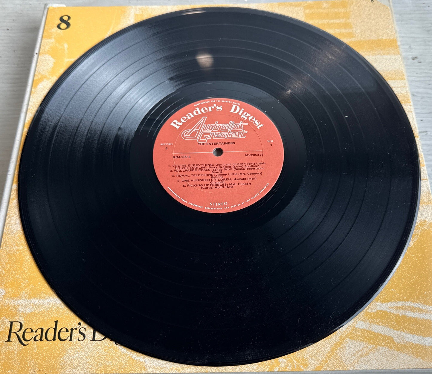 Reader's Digest - Australia's Greatest - Record OK Condition Missing Outer Cover