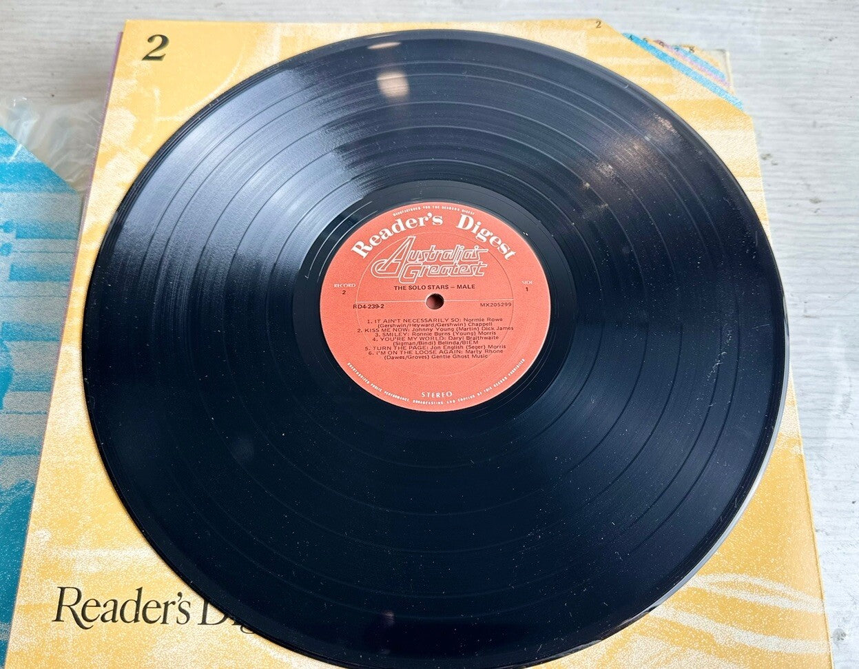 Reader's Digest - Australia's Greatest - Record OK Condition Missing Outer Cover