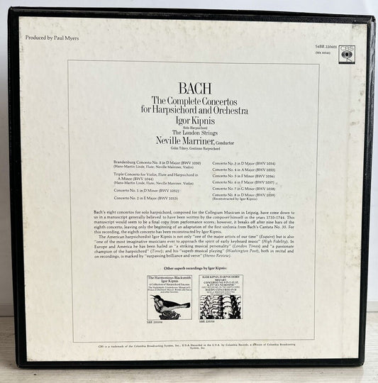 BACH: The Complete Concertos For Harpsichord & Orchestra - Record In GC