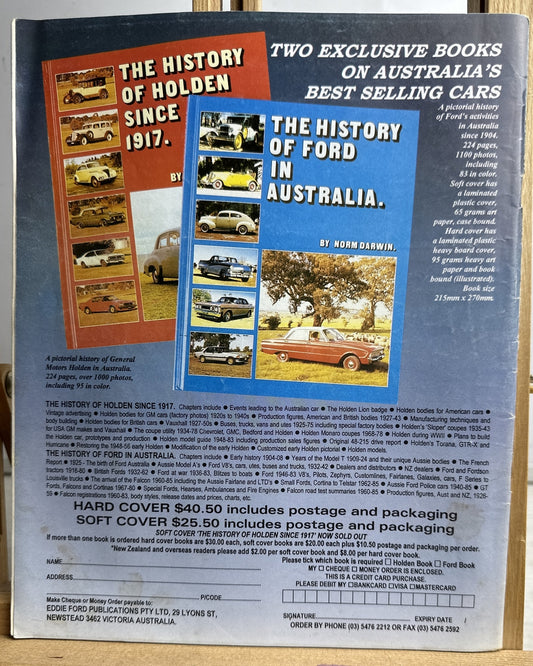 Australia Restored Cars Mar/Apr 1999 No.133 Vintage Magazine In Good Condition