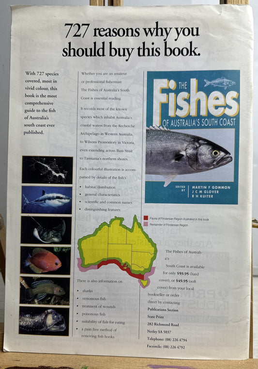 Southern Fisheries Magazine Vol.2 No.1 1994 In Good Condition