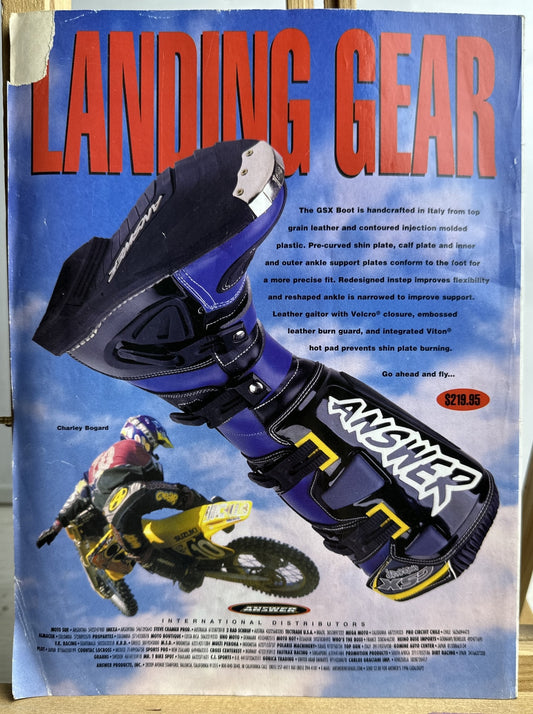 Motocross Journal Vintage Magazine June 1996 In Ok Condition