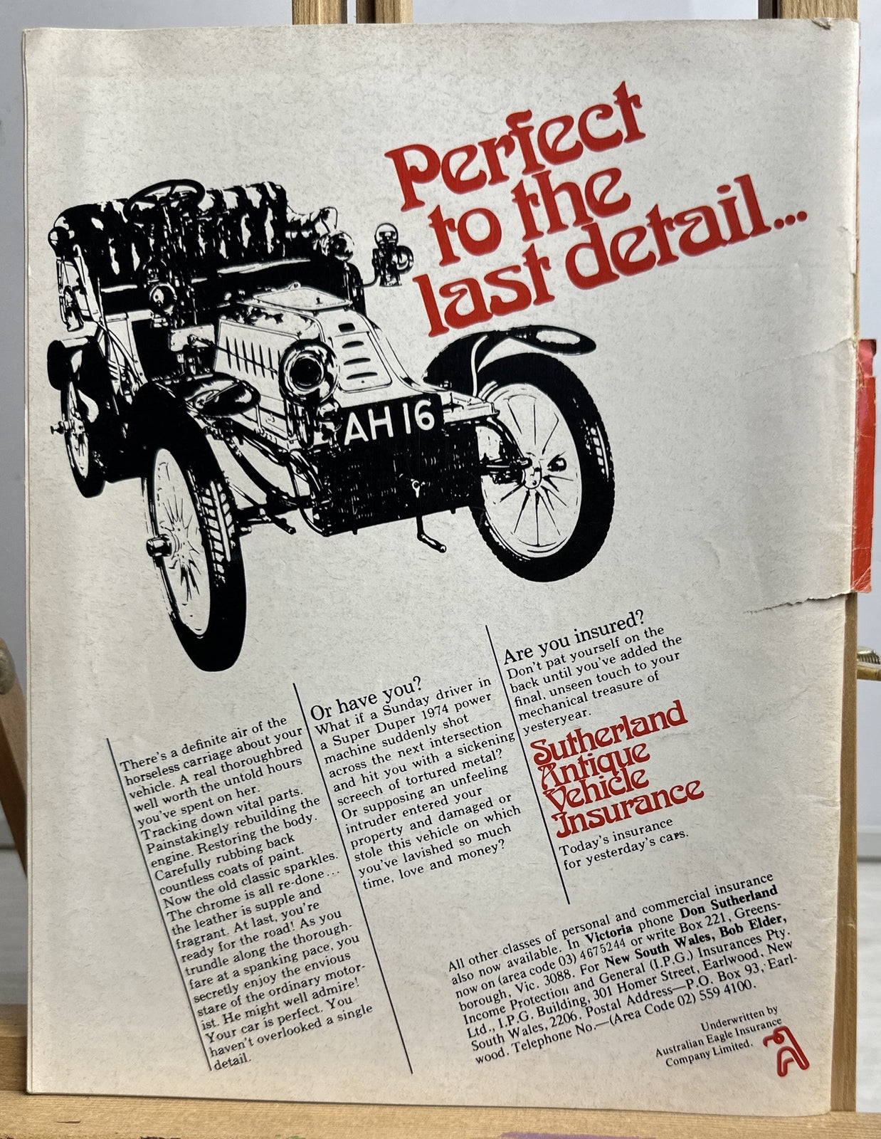 Restored Cars Vintage Magazine No.27 March / April 1978 Missing Front Cover