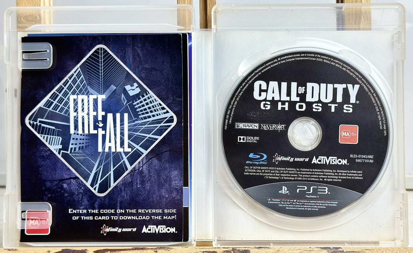 Call of Duty Ghosts - Playstation 3 PS3 Video Game MA15+ In Good Condition 5528