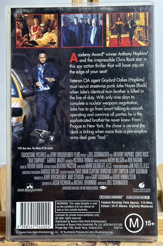 Bad Company - Ex-Rental VHS - In Good Condition - 4943