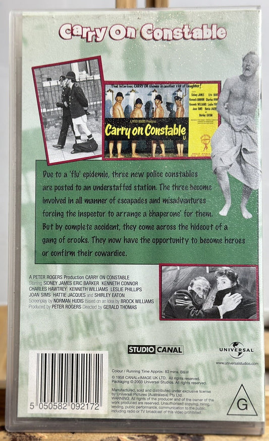 The Carry On Collection - Carry On Constable - VHS - In Good Condition - 5041