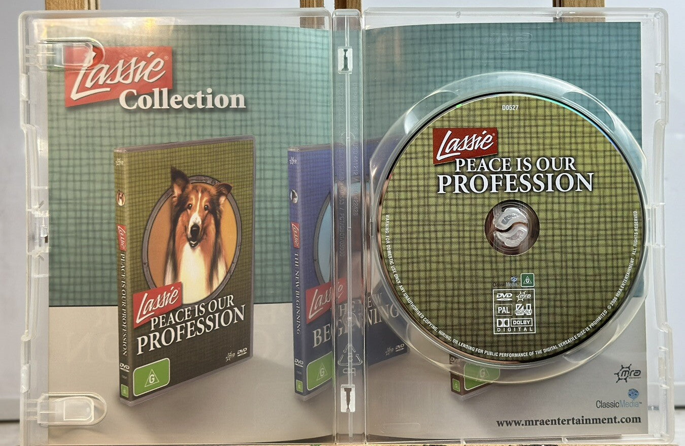 Lassie Peace Is Our Profession DVD - In Good Condition - 5039