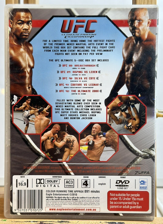 UFC Ultimate Fighting Champions Vol 11 Contains 88,89,90,91,92 DVD - In VGC 4751