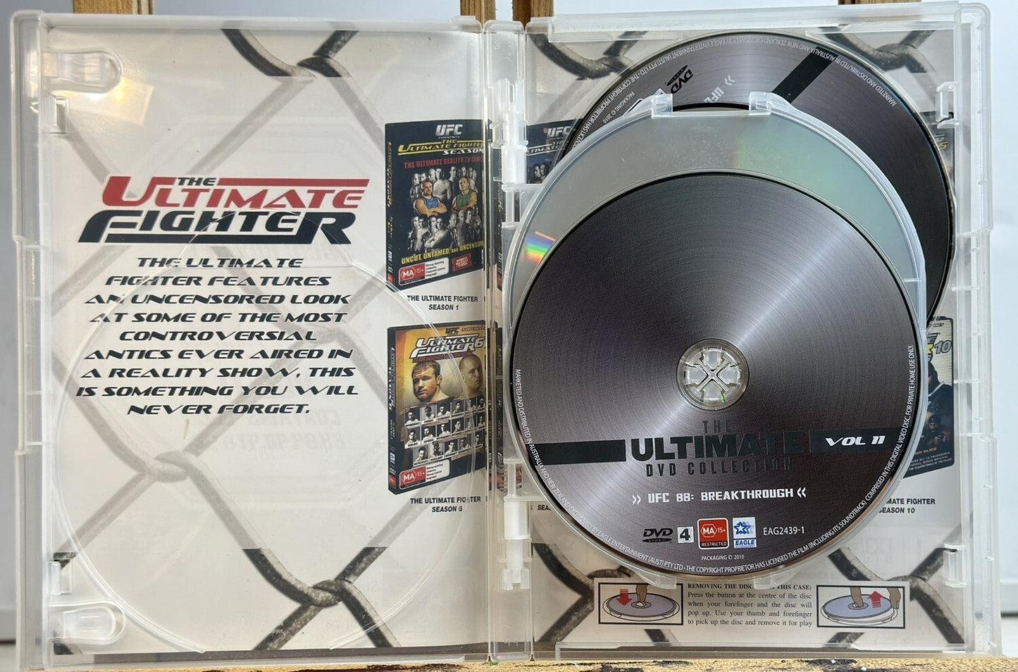 UFC Ultimate Fighting Champions Vol 11 Contains 88,89,90,91,92 DVD - In VGC 4751