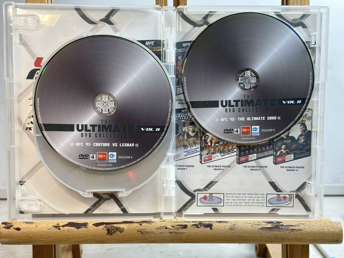 UFC Ultimate Fighting Champions Vol 11 Contains 88,89,90,91,92 DVD - In VGC 4751