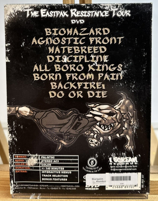 The Eastpak Resistance Tour Volume One - I Scream DVD - In OK Condition - 4986