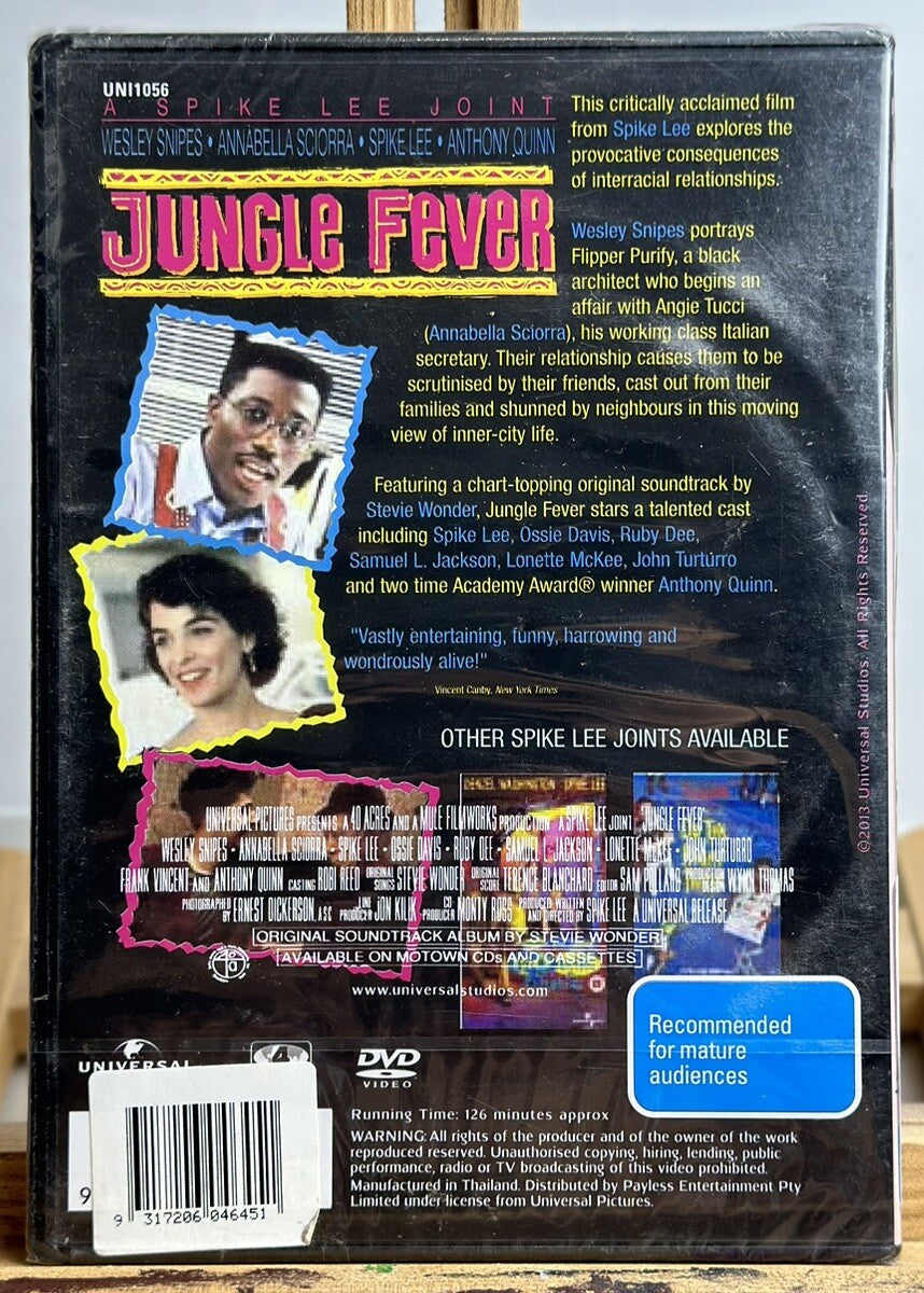 Jungle Fever DVD - Brand New Sealed - 4731