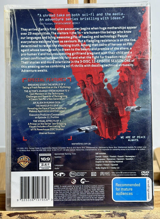 V - The Complete First Season - 3 Disc DVD - Brand New Sealed - 4730