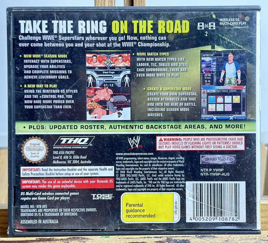 Nintendo DS - WWe Smackdown Vs Raw 2009 Featuring ECW In Good Condition 5533