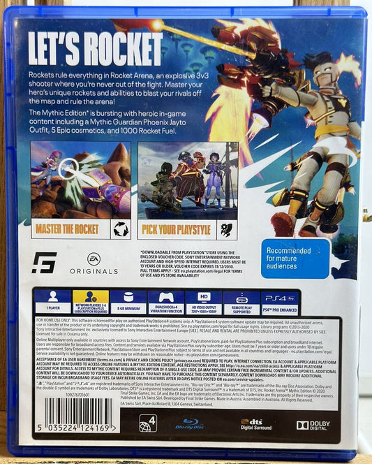 Rocket Arena Mythic Edition - Sony Playstation 4 / PS4 In Good Condition - 4834
