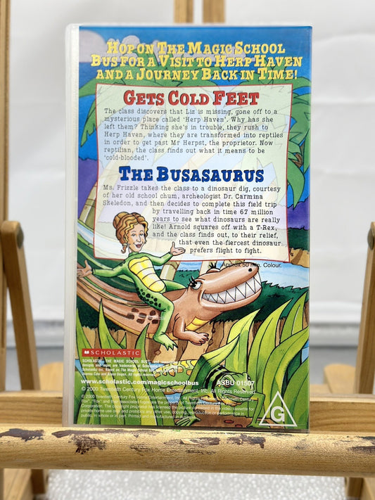 The Magic School Bus - Gets Cold Feet / The Busasaurus - VHS Video Tape - 5391