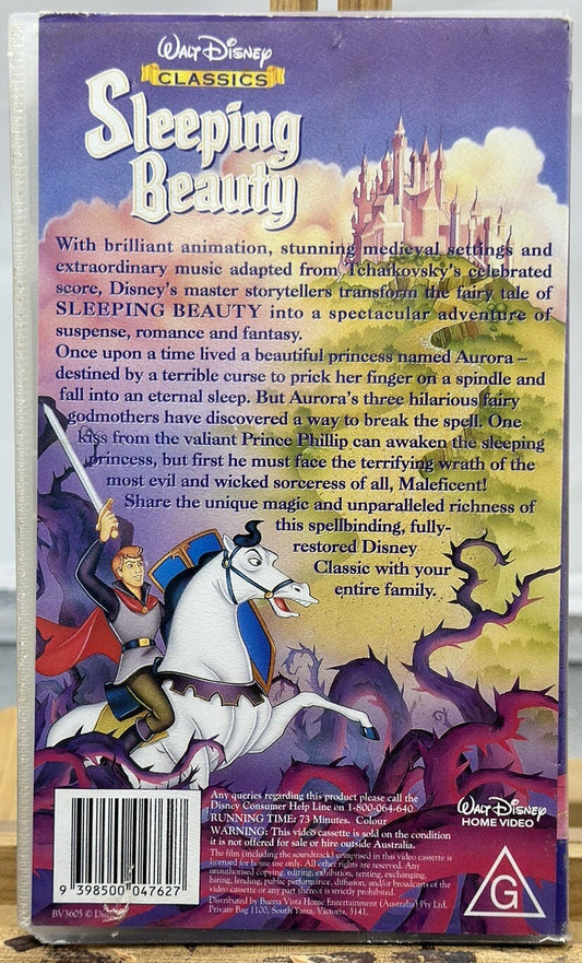 Sleeping Beauty - Walt Disney Classics - VHS Video Tape - In GC - 5381