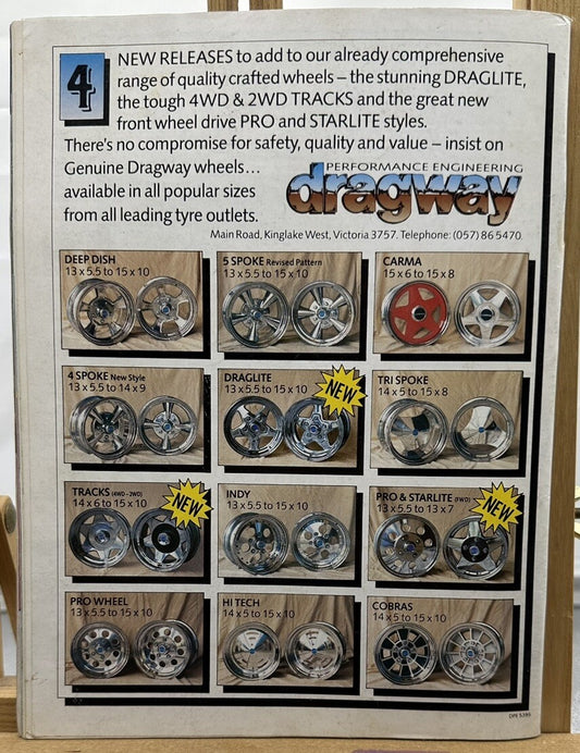 Australian Street Rodding Magazine - November / December 1990 No.75 Ok Condition