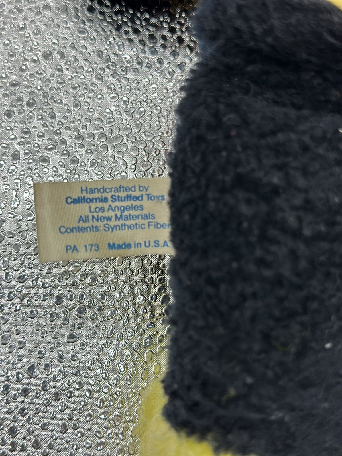 Vintage Walt Disney Productions Mickey Mouse Plush Doll, made in the U.S.A. 5063