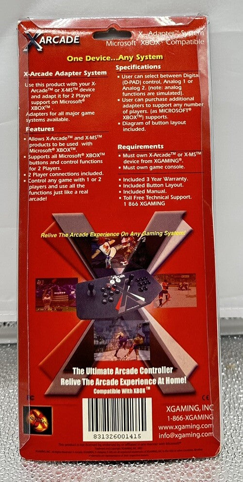 X-Arcade Adapter for Xbox Original In Good Condition