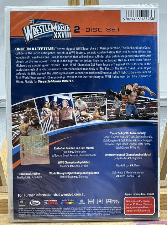 WWE Wrestlemania XXVIII 18 DVD Brand New Sealed 5547