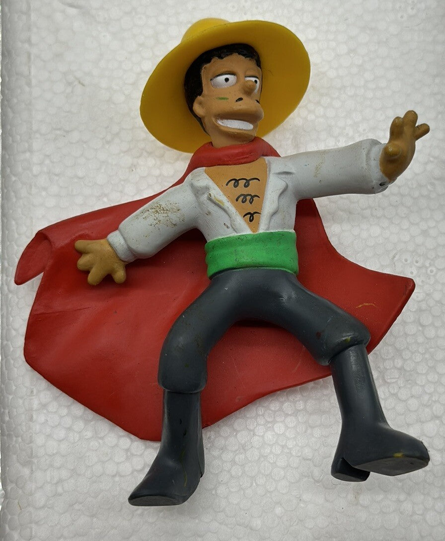 The Simpsons TPF Figure - Senor Ding-Dong Toy In Ok Condition 4789