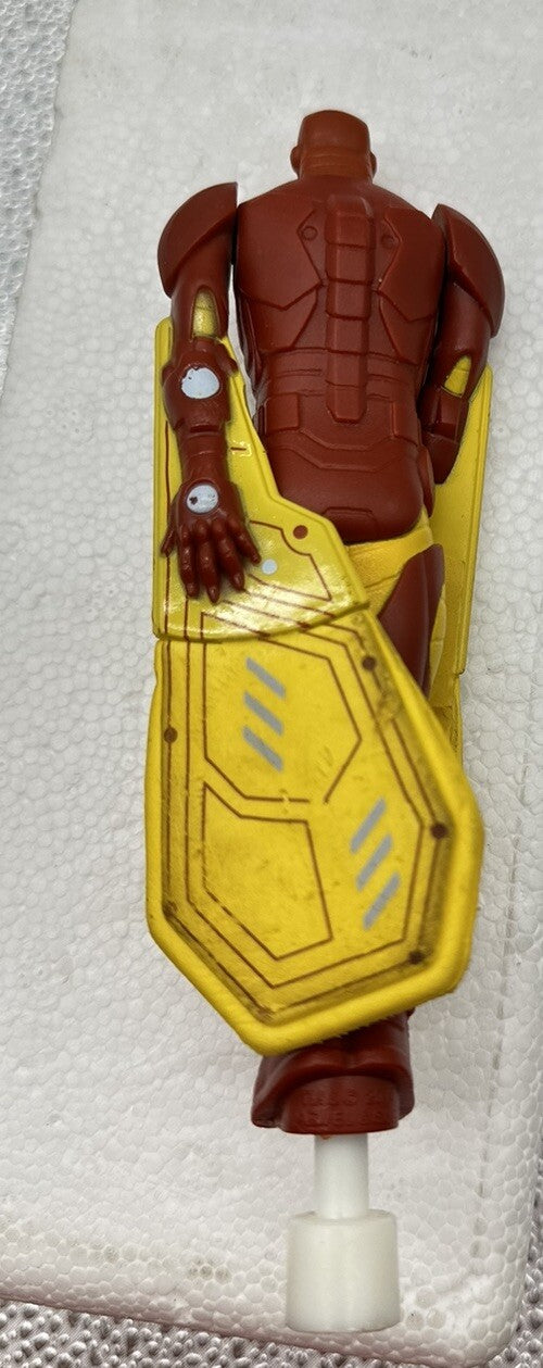 Iron Man 2014 Spinner Flyer Toy Missing Launcher 17cm In Good Condition 5101