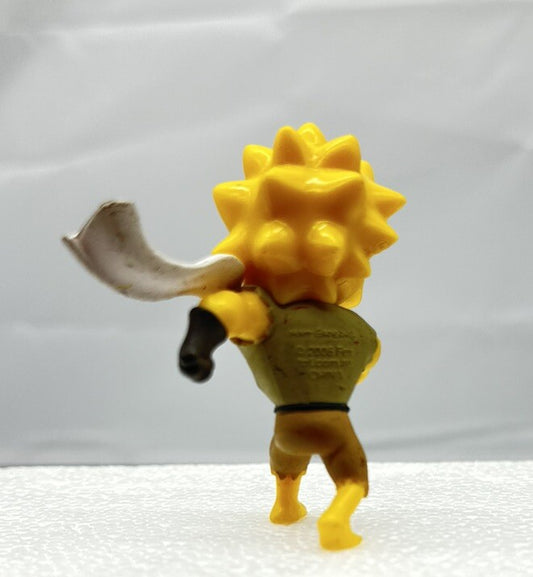 The Simpsons TPF Figure - Lisa Clobber Girl Toy In Ok Condition 4768