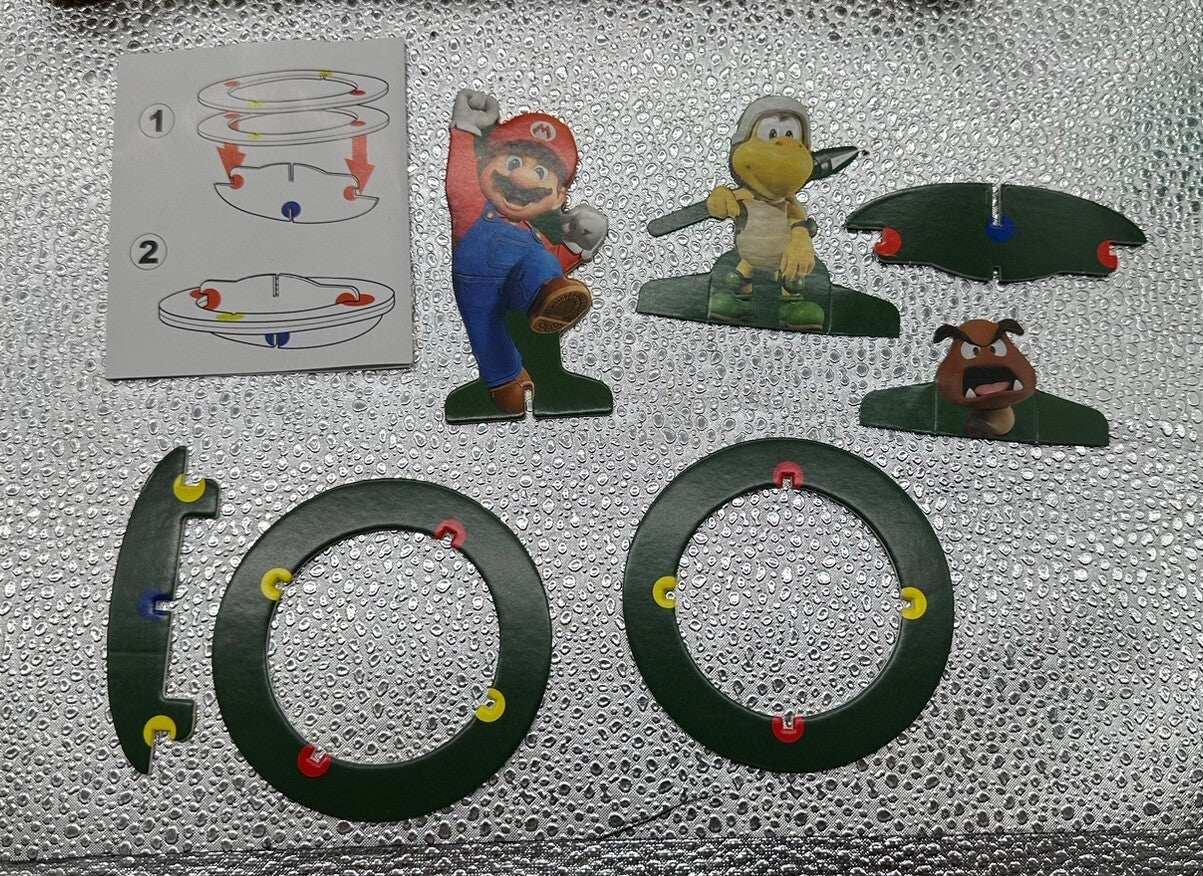 The Super Mario Bros Movie Toy Mario - McDonalds Toy In Good Condition 5777/5772
