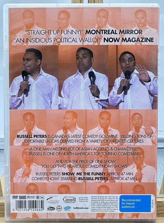 Comedy Now! Starring Russell Peters Two Concerts One Ticket DVD In GC