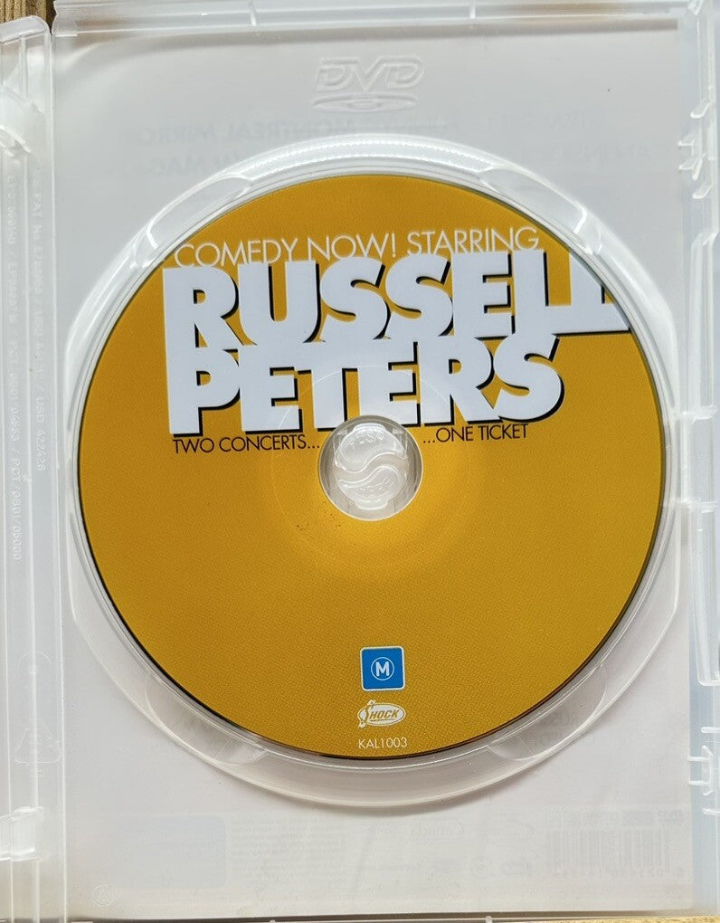 Comedy Now! Starring Russell Peters Two Concerts One Ticket DVD In GC