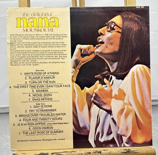 The Delightful - Nana Mouskouri - Vinyl Record In Good Condition