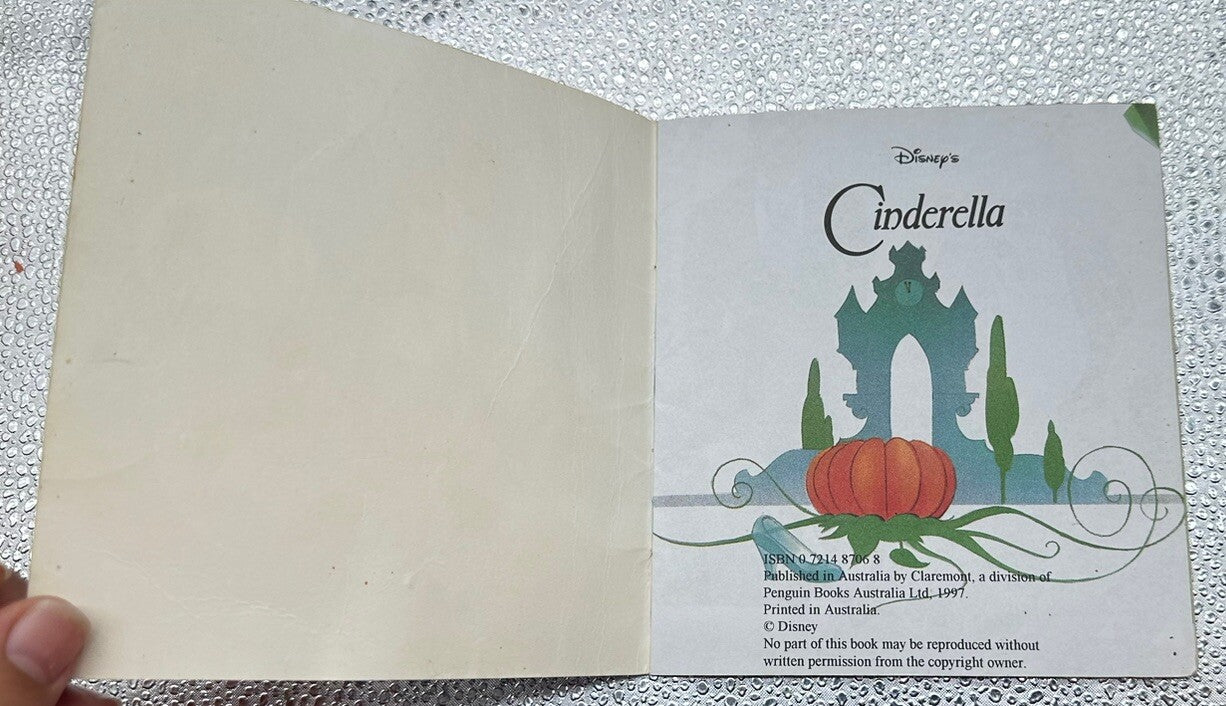 Disney's Cinderella Kids Book In OK Condition