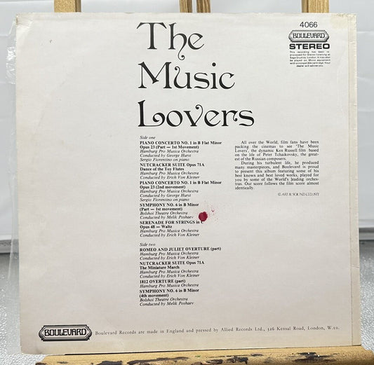 The Music Lovers - Piotr Ilich Tchaikovsky - Vinyl Record In Good Condition