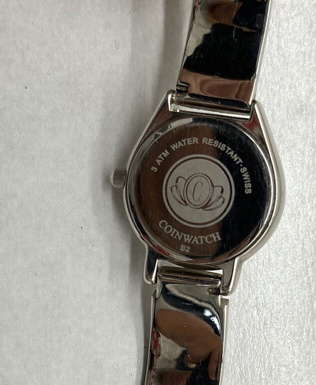 Women’s Guinee Sixpence Coin Watch 1961 in good condition; NEEDS A NEW BATTERY