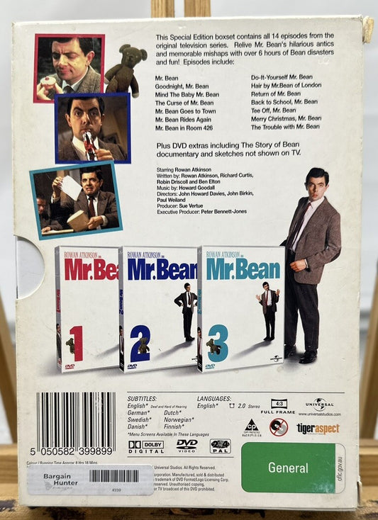 Rowan Atkinson In The Mr. Bean Collection Volumes 1/2/3 DVD In GC 4339