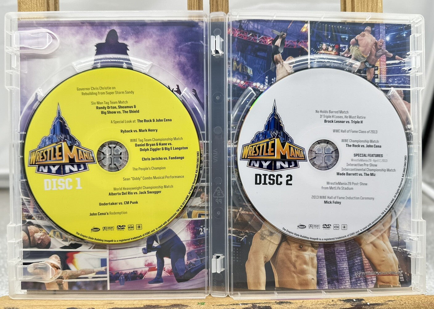 WWE Wrestlemania XXIX (29) 2013 DVD In Good Condition