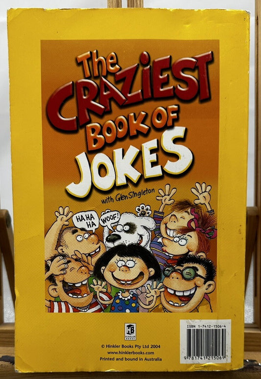 The Craziest Book Of Jokes With Glen Singleton In OK Condition
