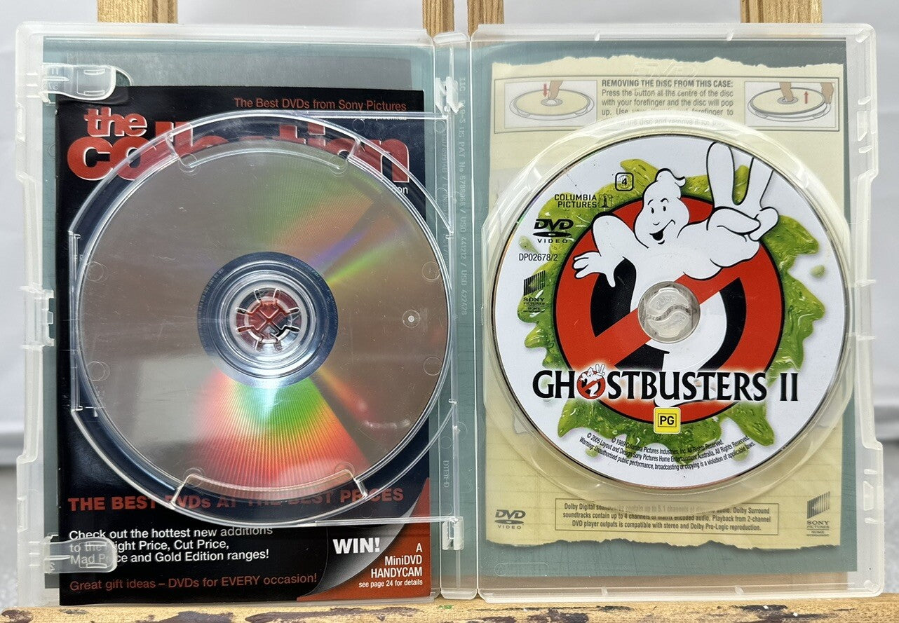 Ghostbusters and Ghostbusters 2 Collectors Pack Glow In The Dark Cover DVD