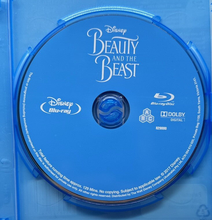 Disney Presents Beauty And The Beast Blu-Ray In Good Condition