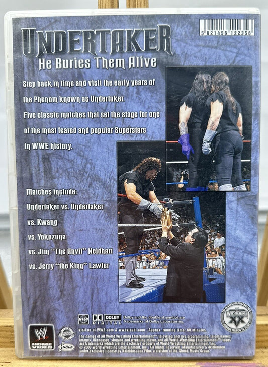WWE Presents Undertaker He Buries Them Alive DVD In Good Condition