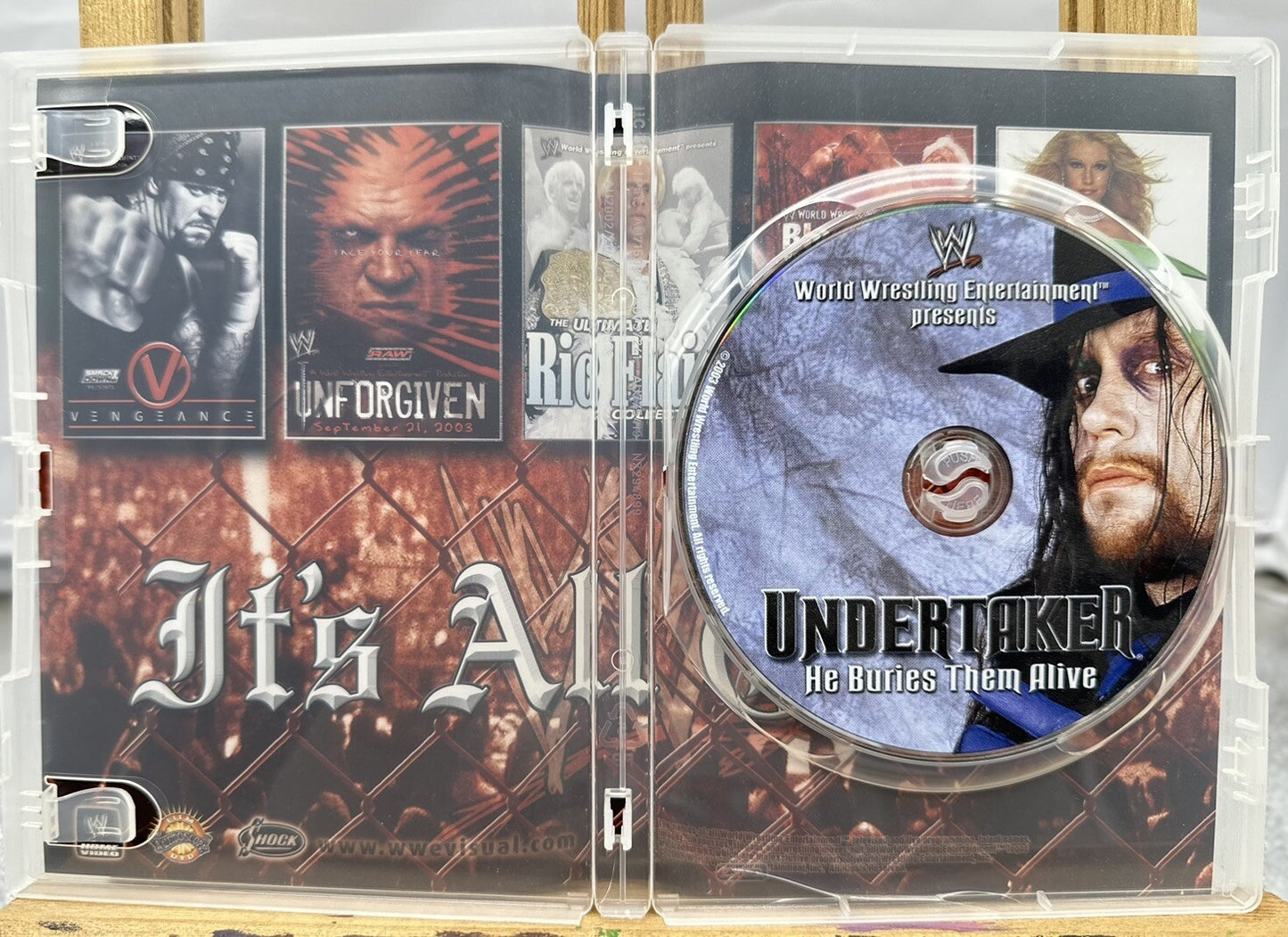 WWE Presents Undertaker He Buries Them Alive DVD In Good Condition