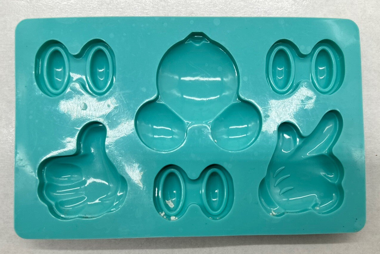 Disney Mickey Mouse Silicone Sugarcraft & Chocolate Molds Cake Decorating