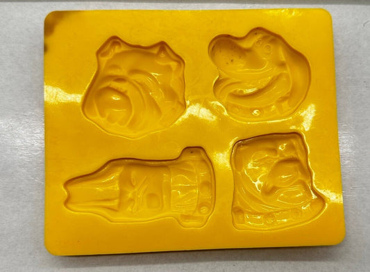 Disney Random Dogs Silicone Sugarcraft & Chocolate Molds Cake Decorating